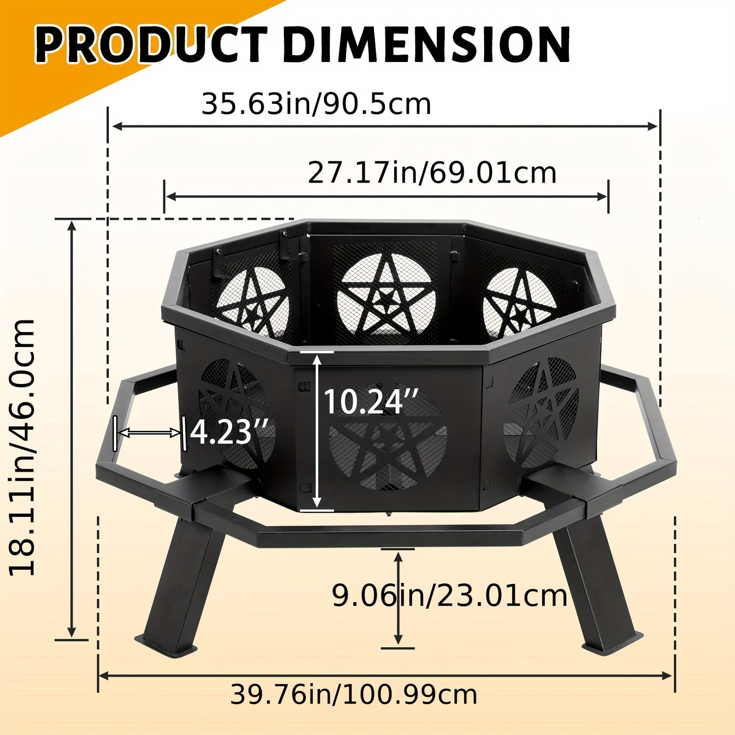 22"/ 30"/32"/35"/43" Versatile Outdoor Fire Pits For Gardens And Backyards Perfect For Cozy Gatherings