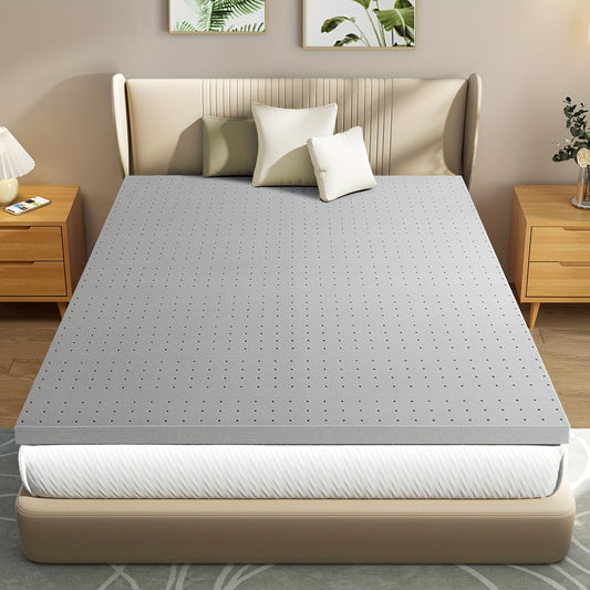 Bamboo Charcoal-Infused Extra Soft Memory Foam Mattress Topper, Exceptional Breathability & Comfort, Supportive Pad, Bedroom Furniture, Furniture For Home