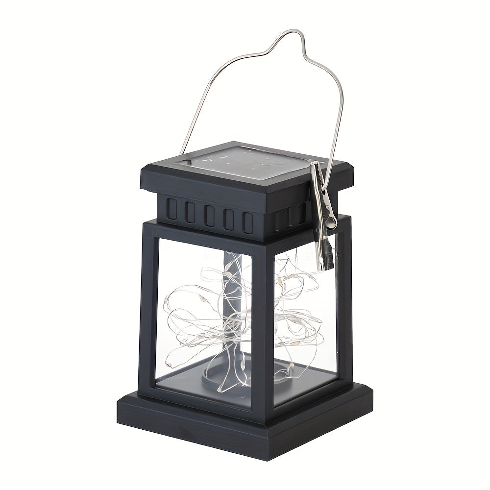 4-Pack Solar Lantern Lights, Outside Hanging Solar Lights With 30 Warm LEDs, Solar-Powered Garden Lights, Auto On/Off, IP65 Waterproof For RV, Camping, Yards, Perfect For Christmas, Halloween
