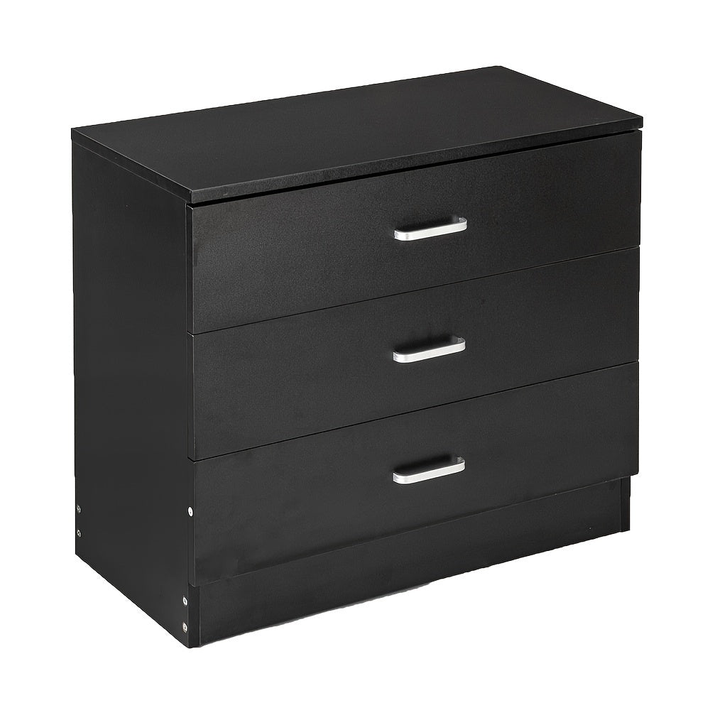 Modern Simple 3-Drawer Dresser, Drawer Storage, Bedroom Furniture, Contemporary Style, Simple Design, Quality Craftsmanship, Durable Wood, Storage Cabinet, Multidrawer Unit, Young Professionals, Small Space Homes
